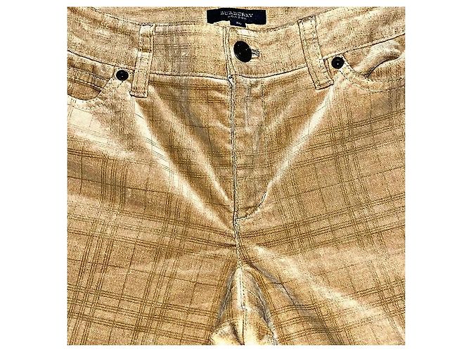 Authentische Burberry London Nova Check Denim Beige - Ansicht 7