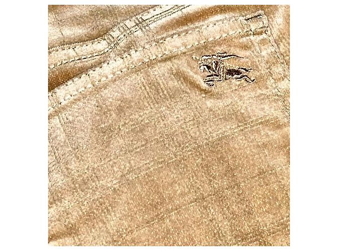 Authentische Burberry London Nova Check Denim Beige - Ansicht 9