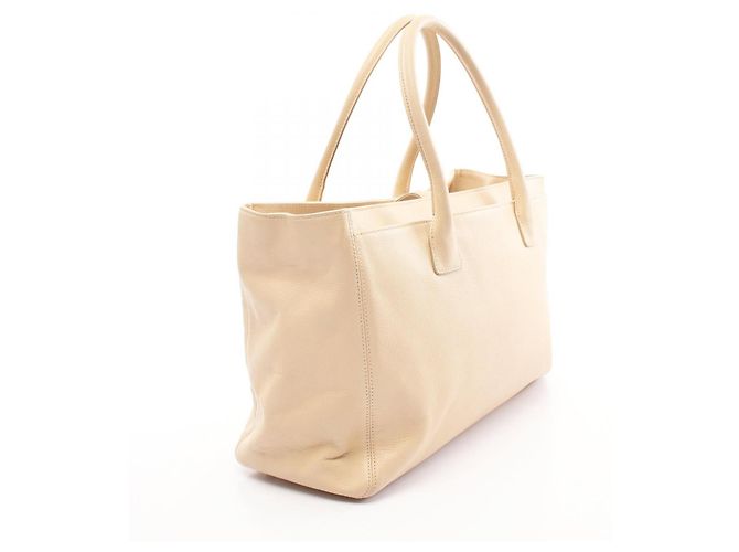 Chanel Leder Executive Tote Bag Braun Beige - Ansicht 2