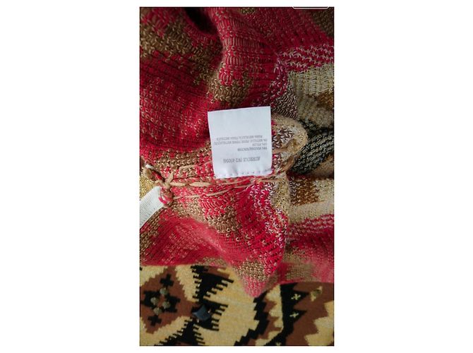 Rene Derhy Camel Viscose Oberteil mit Ethno Muster Kamel - Ansicht 4