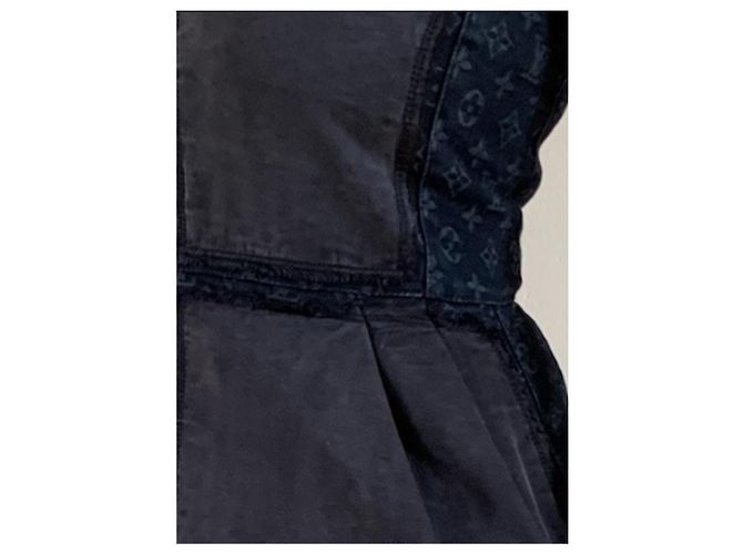 Louis Vuitton Denim Kleid Blau - Ansicht 10