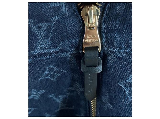 Louis Vuitton Denim Kleid Blau - Ansicht 7