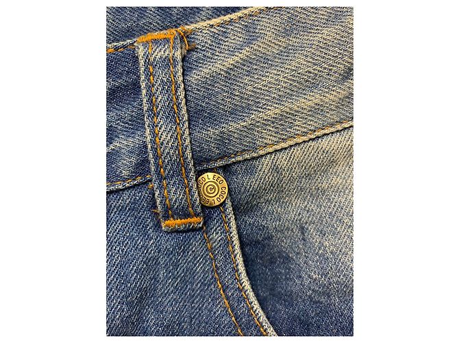 Jeans boyfriend de denim Chanel azul - vista 5