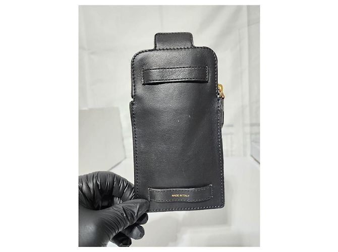 Funda de cinturón para teléfono celular FENDI TPU FF Vitello Grace negra Negro - vista 4
