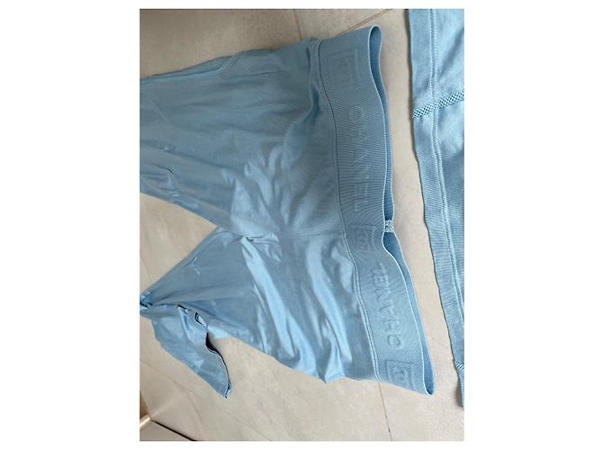 Mono sin mangas Chanel Azul claro Talla 36 - vista 6
