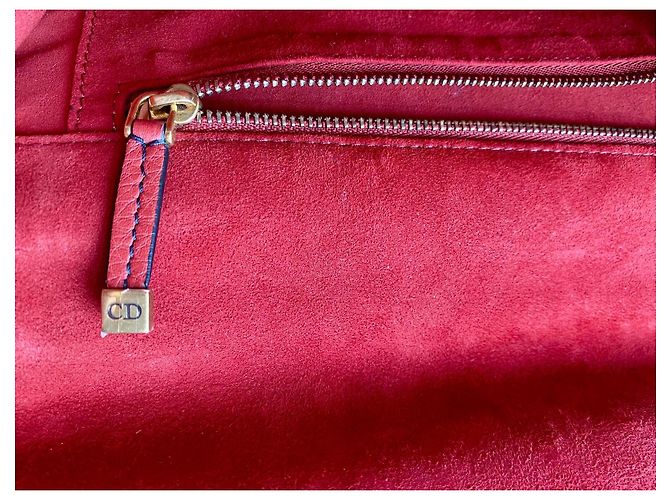 Borsa a tracolla Dior Dioraddict pelle granulata rossa Rosso - vista 11