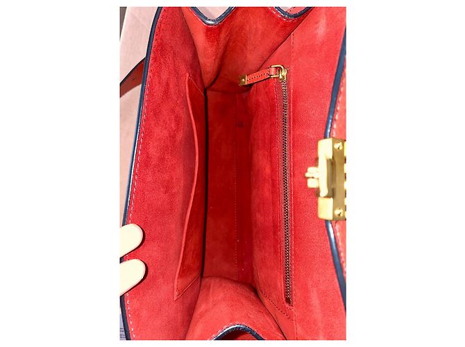 Borsa a tracolla Dior Dioraddict pelle granulata rossa Rosso - vista 12