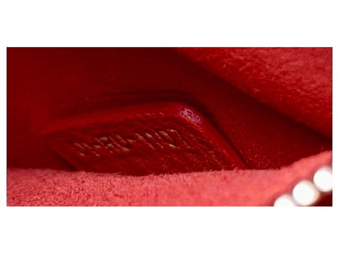 Borsa a tracolla Dior Dioraddict pelle granulata rossa Rosso - vista 13