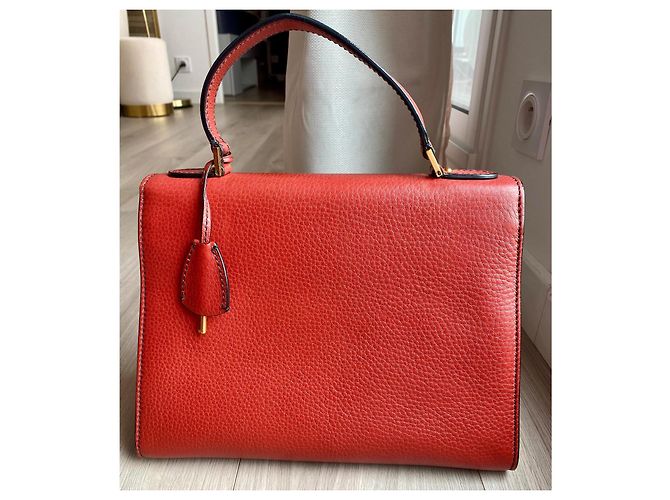 Borsa a tracolla Dior Dioraddict pelle granulata rossa Rosso - vista 3