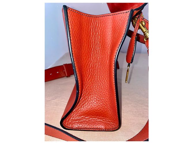 Borsa a tracolla Dior Dioraddict pelle granulata rossa Rosso - vista 5