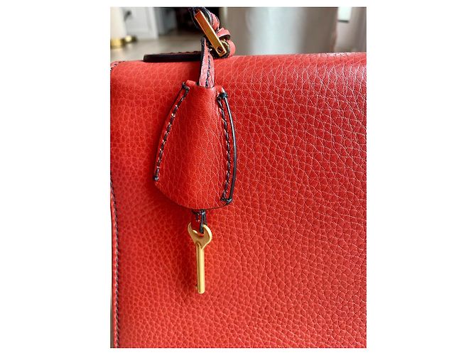 Borsa a tracolla Dior Dioraddict pelle granulata rossa Rosso - vista 7