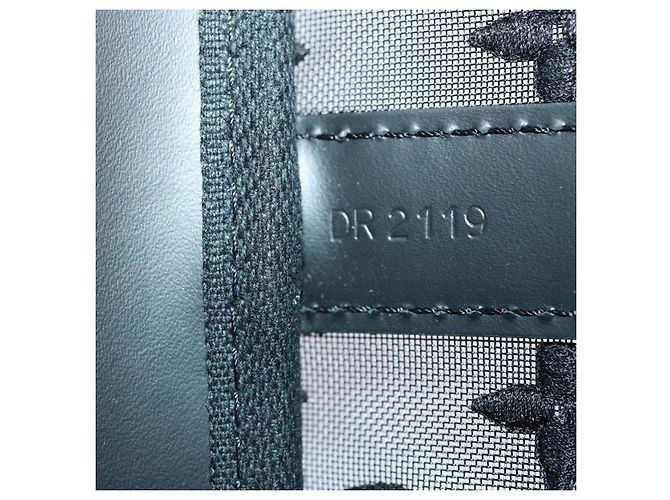 LOUIS VUITTON Monogram Trasparente Keepall Bandouliere 50 M53971 LV Auth 47400S Nero - vista 11