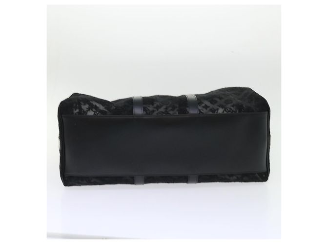 LOUIS VUITTON Monogram Trasparente Keepall Bandouliere 50 M53971 LV Auth 47400S Nero - vista 5