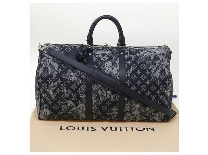 LOUIS VUITTON Monogramma Tapestry Keepall Bandoulière 50 Boston M57285 Auth 48047S - vista 12