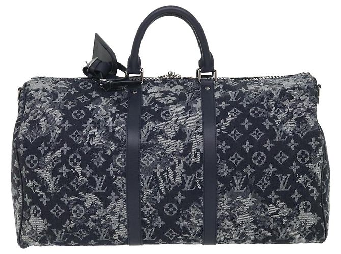 LOUIS VUITTON Monogramma Tapestry Keepall Bandoulière 50 Boston M57285 Auth 48047S - vista 13