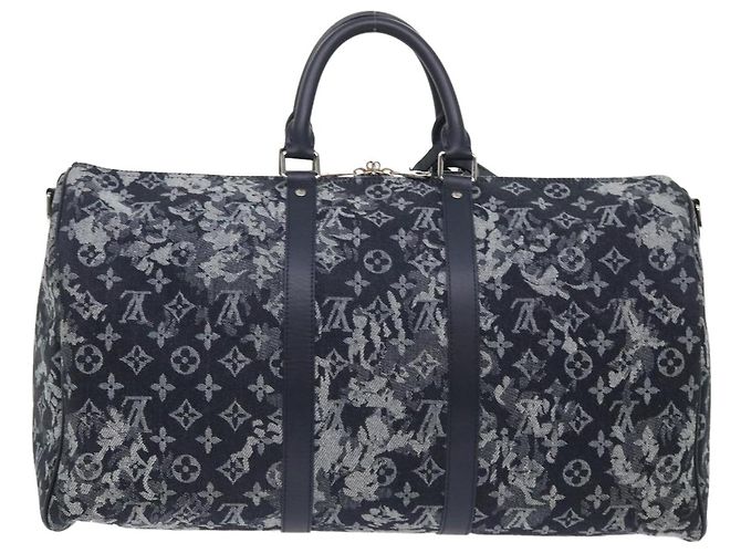 LOUIS VUITTON Monogramma Tapestry Keepall Bandoulière 50 Boston M57285 Auth 48047S - vista 2