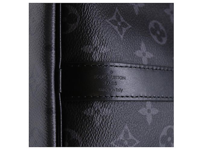 LOUIS VUITTON Eclipse Reverse Keepall Bandouliere 50 Borsa M45392 LV Auth 47830S Monogramma - vista 5