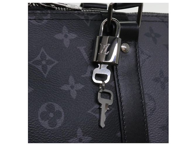 LOUIS VUITTON Eclipse Reverse Keepall Bandouliere 50 Borsa M45392 LV Auth 47830S Monogramma - vista 7