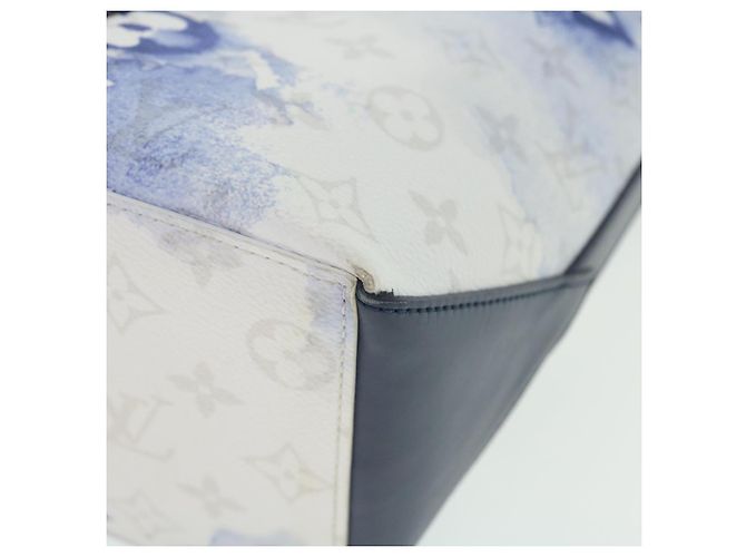 LOUIS VUITTON Borsa da Weekend Monogram Water Color PM Blu M45756 Auth 50808S - vue 15