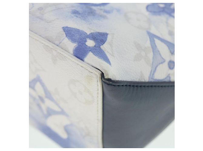 LOUIS VUITTON Borsa da Weekend Monogram Water Color PM Blu M45756 Auth 50808S - vue 17