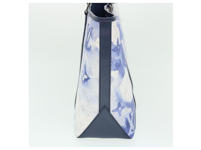 LOUIS VUITTON Borsa da Weekend Monogram Water Color PM Blu M45756 Auth 50808S - vue 3