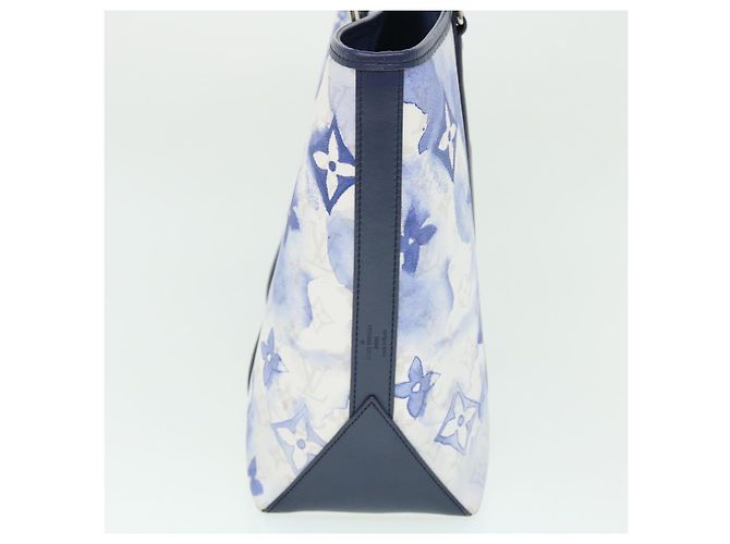 LOUIS VUITTON Borsa da Weekend Monogram Water Color PM Blu M45756 Auth 50808S - vue 4