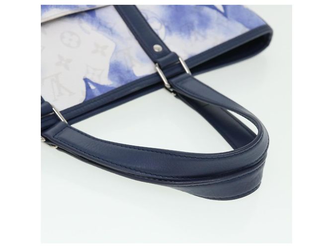 LOUIS VUITTON Borsa da Weekend Monogram Water Color PM Blu M45756 Auth 50808S - vue 8