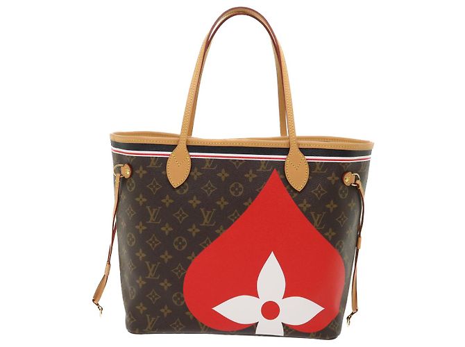 LOUIS VUITTON Monogram Game On Neverfull MM Borsa Tote M57452 LV Auth 51264S Monogramma - vista 2