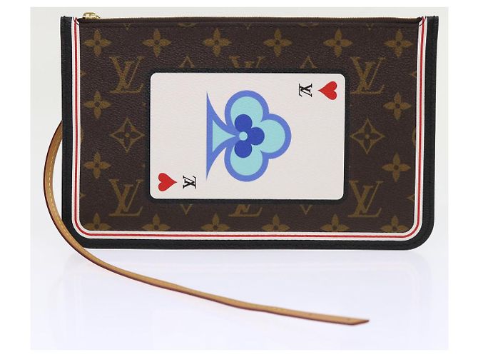 LOUIS VUITTON Monogram Game On Neverfull MM Borsa Tote M57452 LV Auth 51264S Monogramma - vista 23