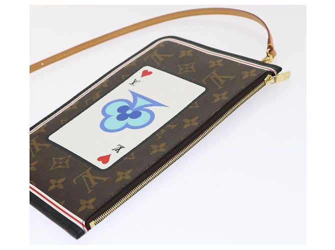 LOUIS VUITTON Monogram Game On Neverfull MM Borsa Tote M57452 LV Auth 51264S Monogramma - vista 27