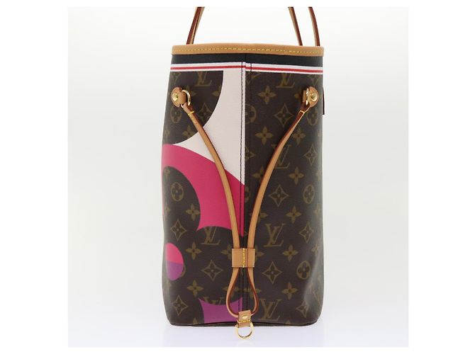 LOUIS VUITTON Monogram Game On Neverfull MM Borsa Tote M57452 LV Auth 51264S Monogramma - vista 3