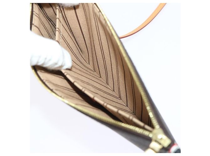 LOUIS VUITTON Monogram Game On Neverfull MM Borsa Tote M57452 LV Auth 51264S Monogramma - vista 35
