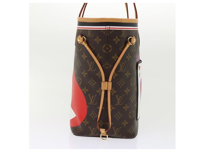LOUIS VUITTON Monogram Game On Neverfull MM Borsa Tote M57452 LV Auth 51264S Monogramma - vista 4