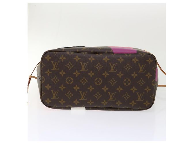 LOUIS VUITTON Monogram Game On Neverfull MM Borsa Tote M57452 LV Auth 51264S Monogramma - vista 5