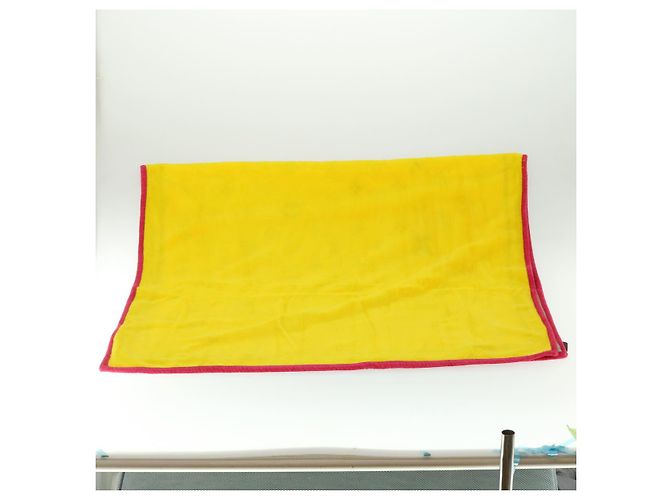 LOUIS VUITTON Monogram Multicolor Towel EDITION LIMITED 174 Cotton Auth 52532S White - view 15