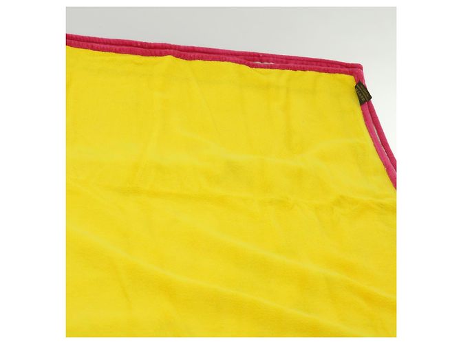 LOUIS VUITTON Monogram Multicolor Towel EDITION LIMITED 174 Cotton Auth 52532S White - view 29