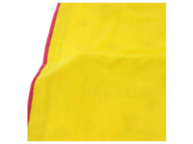 LOUIS VUITTON Monogram Multicolor Towel EDITION LIMITED 174 Cotton Auth 52532S White - view 30