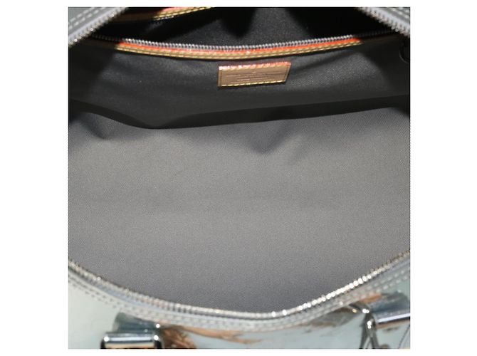 LOUIS VUITTON Borsa Keepall Bandoulière 50 Specchio Argento M45886 LV Auth 53414S - vista 11
