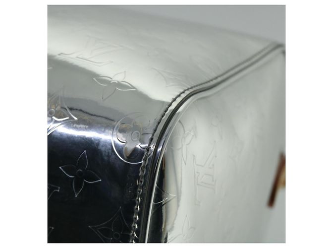 LOUIS VUITTON Borsa Keepall Bandoulière 50 Specchio Argento M45886 LV Auth 53414S - vista 15