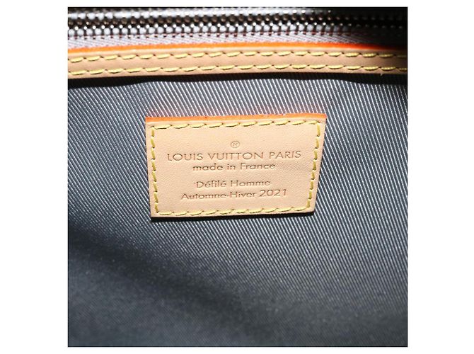 LOUIS VUITTON Borsa Keepall Bandoulière 50 Specchio Argento M45886 LV Auth 53414S - vista 20
