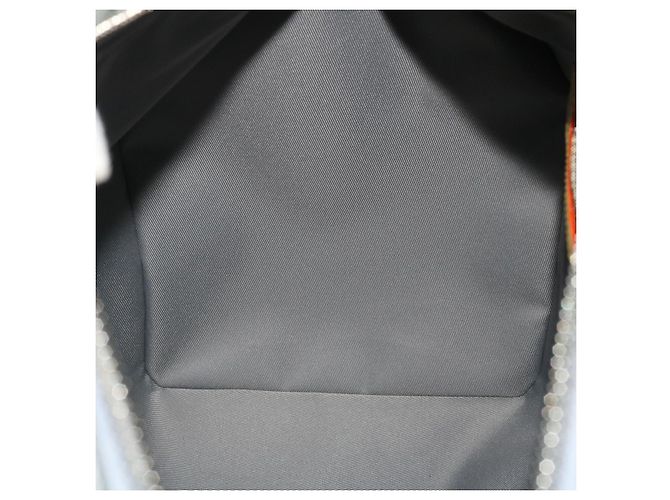 LOUIS VUITTON Borsa Keepall Bandoulière 50 Specchio Argento M45886 LV Auth 53414S - vista 22