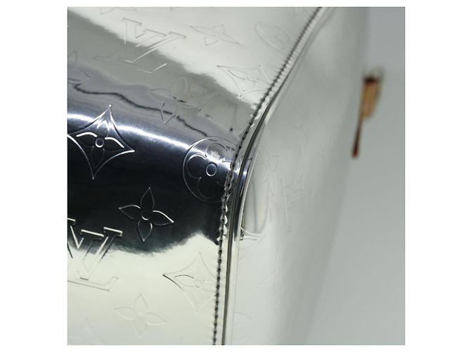 LOUIS VUITTON Borsa Keepall Bandoulière 50 Specchio Argento M45886 LV Auth 53414S - vista 9