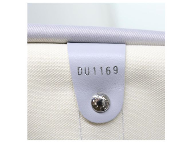 LOUIS VUITTON Monogram Bianco Keepall Bandouliere 50 Borsa M44643 LV Auth 55862S - vista 11