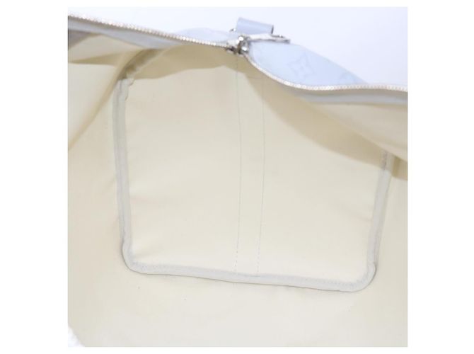 LOUIS VUITTON Monogram Bianco Keepall Bandouliere 50 Borsa M44643 LV Auth 55862S - vista 24
