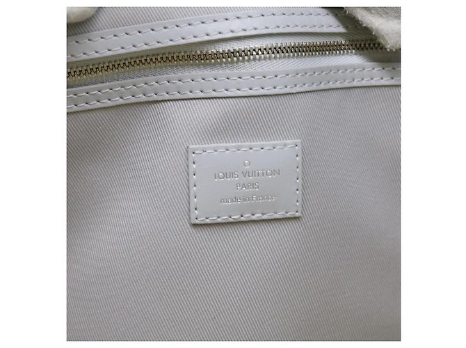 LOUIS VUITTON Monogram Bianco Keepall Bandouliere 50 Borsa M44643 LV Auth 55862S - vista 25
