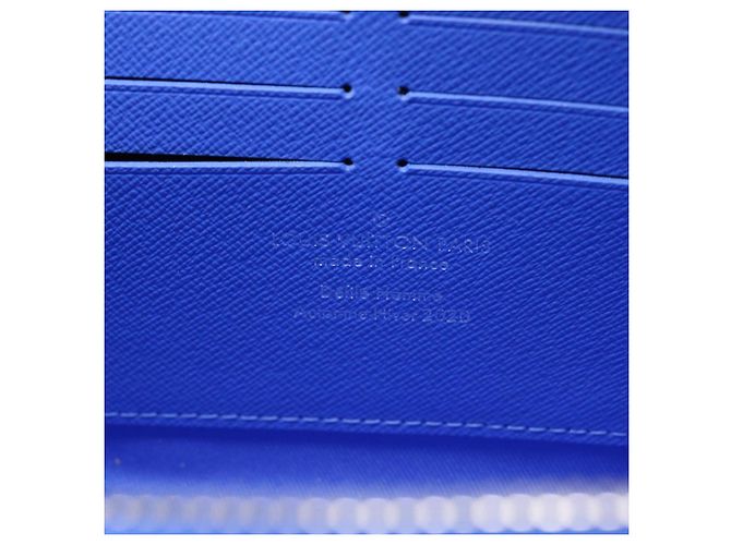 LOUIS VUITTON Monogram Clouds Soft Trunk Wallet Borsa a Spalla M45432 Auth 55808S Bianco Blu chiaro - vista 18