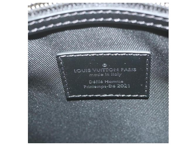 LOUIS VUITTON Keepall Bandouliere 50 Boston Damier Distorted N50028 Auth yk9432S Nero Bianco - vista 20