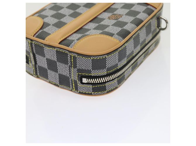 LOUIS VUITTON Borsa a mano verticale Damier Versette Bianco Nero N60273 Auth ar11067S - vista 15