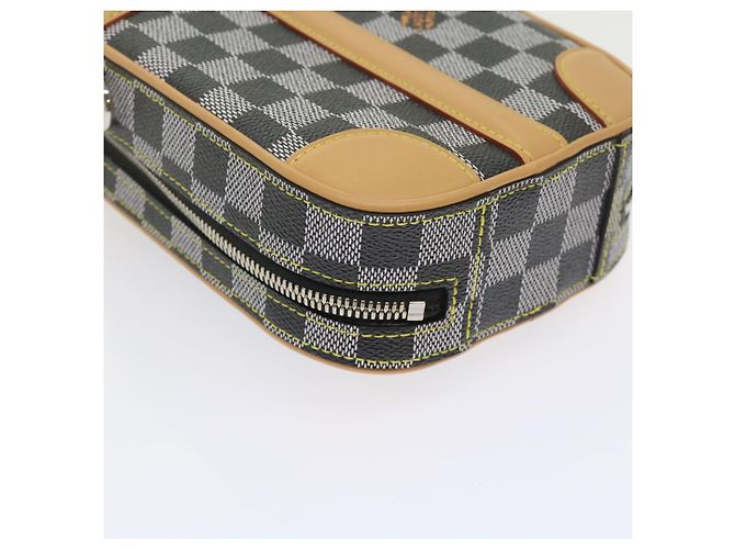 LOUIS VUITTON Borsa a mano verticale Damier Versette Bianco Nero N60273 Auth ar11067S - vista 16