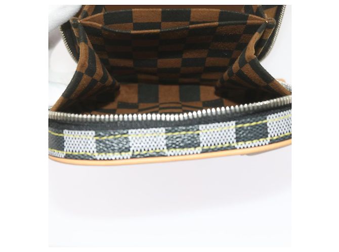 LOUIS VUITTON Borsa a mano verticale Damier Versette Bianco Nero N60273 Auth ar11067S - vista 20